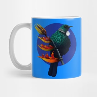 New Zealand Tui Bird Mug